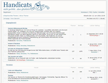 Tablet Screenshot of forum.handicapkatzen.info
